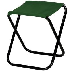 Scaun pliabil pentru camping sau pescuit, cadru metalic, maxim 100 kg, 26x26x34 cm, verde