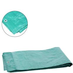 Prelata de protectie de dimensiune mare, laminata, impermeabila, cu protectie UV, 18x10 m, 70 GSM, verde