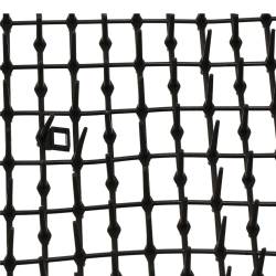 Covoras cu tepi pentru alungarea animalelor, ancore metalice incluse, 200x30 cm, negru