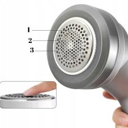 Aparat de curatat scame, 3 trepte, afisaj LCD, incarcare USB, pentru toate tipurile tesaturi