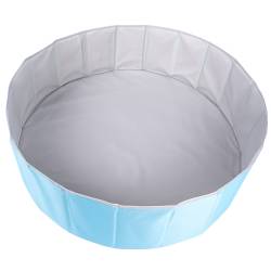 Piscina uscata pliabila pentru copii, tarc de joaca pentru bile cu diametru 100 cm si inaltime 30 cm, depozitare compacta, potrivita pentru interior s