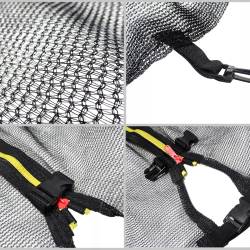 Plasa de siguranta si protectie pentru trambuline cu diametrul de 244cm cu 6 stalpi exteriori, inaltime plasa 155 cm