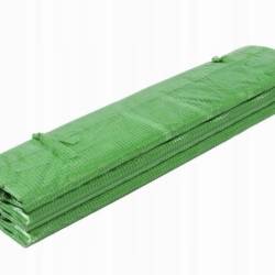 Folie pentru sera gradina 400x250x200 cm, 140 g/m², armata cu plasa, UV4, 9 ferestre, verde