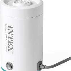Pompa electrica Intex 66646 QuickFill AC400, umflare si dezumflare, 400 L/min, alimentare priza