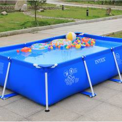 Piscina cadru metalic Intex, 220x150x60 cm, 1.600 litri