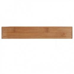 Organizator tacamuri 5Five din bambus si MDF cu 5 compartimente, 34x25 cm, maro natural