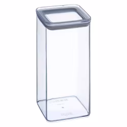 Cutie depozitare patrata 5Five PS, 1.5 litri, 10x10x20 cm, transparent