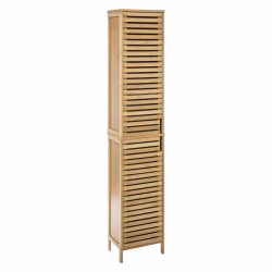 Etajera 5Five Sicela cu 5 rafturi, bambus, 33x28x168 cm, natur