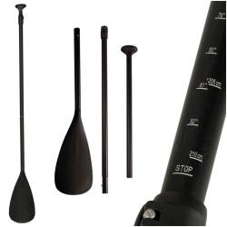 Vasla pliabila pentru SUP, 170-210 cm – usoara, reglabila, 2 segmente, negru