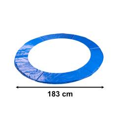 Protectie arcuri trambulina 183 cm, cu umplutura din spuma 1.5 cm, albastru