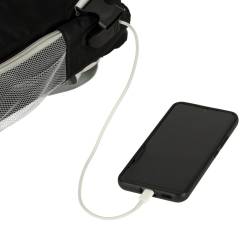 Rucsac de calatorie, 45x28x16 cm, negru – impermeabil, compatibil pentru companii aeriene low cost