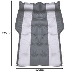 Saltea gonflabila auto 170x120 cm, cu perna integrata si husa de transport, negru