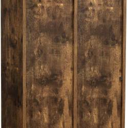 VASAGLE Biblioteca cu 7 compartimente deschise, MDF, 50x24x106cm, maro rustic