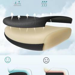 SONGMICS Scaun de birou ergonomic reglabil cu suport lombar si tetiera, maxim 120 kg, 70x70x125 cm, negru
