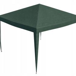 Acoperis pavilion 300x300 cm, PE 100g/mp impermeabil, cu prindere velcro, verde