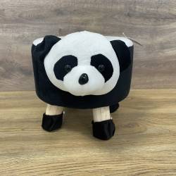 Taburet pentru copii, 28x25cm, maxim 50kg, model panda