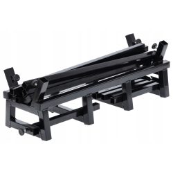 Suport metalic capra pentru taiat lemne, reglabil, pliabil, otel, maxim 200 kg, 81x37x103 cm, negru