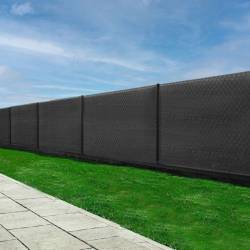 Plasa umbrire si intimitate pentru gard, 1.2m latime, 25m lungime, 140g densitate 90%, gri grafit
