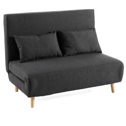 Fotoliu extensibil 2 in 1 pentru relaxare si dormit, transformabil rapid in pat spatios de 190x121 cm pentru oaspeti, design compact pentru economisir