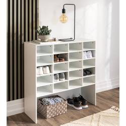 Pantofar XL cu compartimente individuale pentru organizarea a pana la 20 perechi de pantofi, compartiment inferior spatios pentru incaltaminte volumin