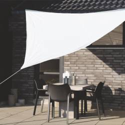 Copertina prelata de soare, triunghiulara, impermeabila, cu protectie UV, 300x300x300 cm, bej