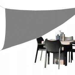 Copertina prelata de soare, triunghiulara, impermeabila, cu protectie UV, 300x300x300 cm, gri