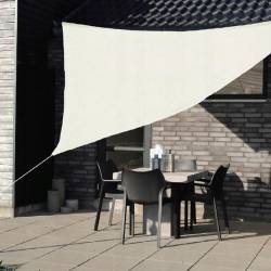 Copertina prelata de soare, triunghiulara, impermeabila, cu protectie UV, 360x360x360 cm, bej