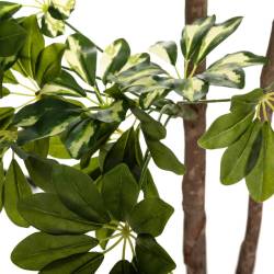 Planta artificiala Atmosphera Schefflera cu ghiveci, 135 cm, verde