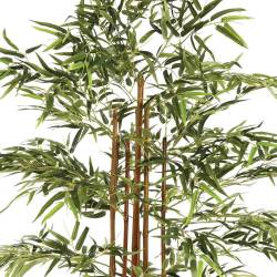Planta artificiala Atmosphera Bambou cu ghiveci, bambus, 105x98x185 cm, verde
