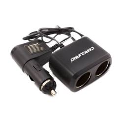Priză dublă pentru încărcător auto, cu cablu + USB 1A - CARGUARD