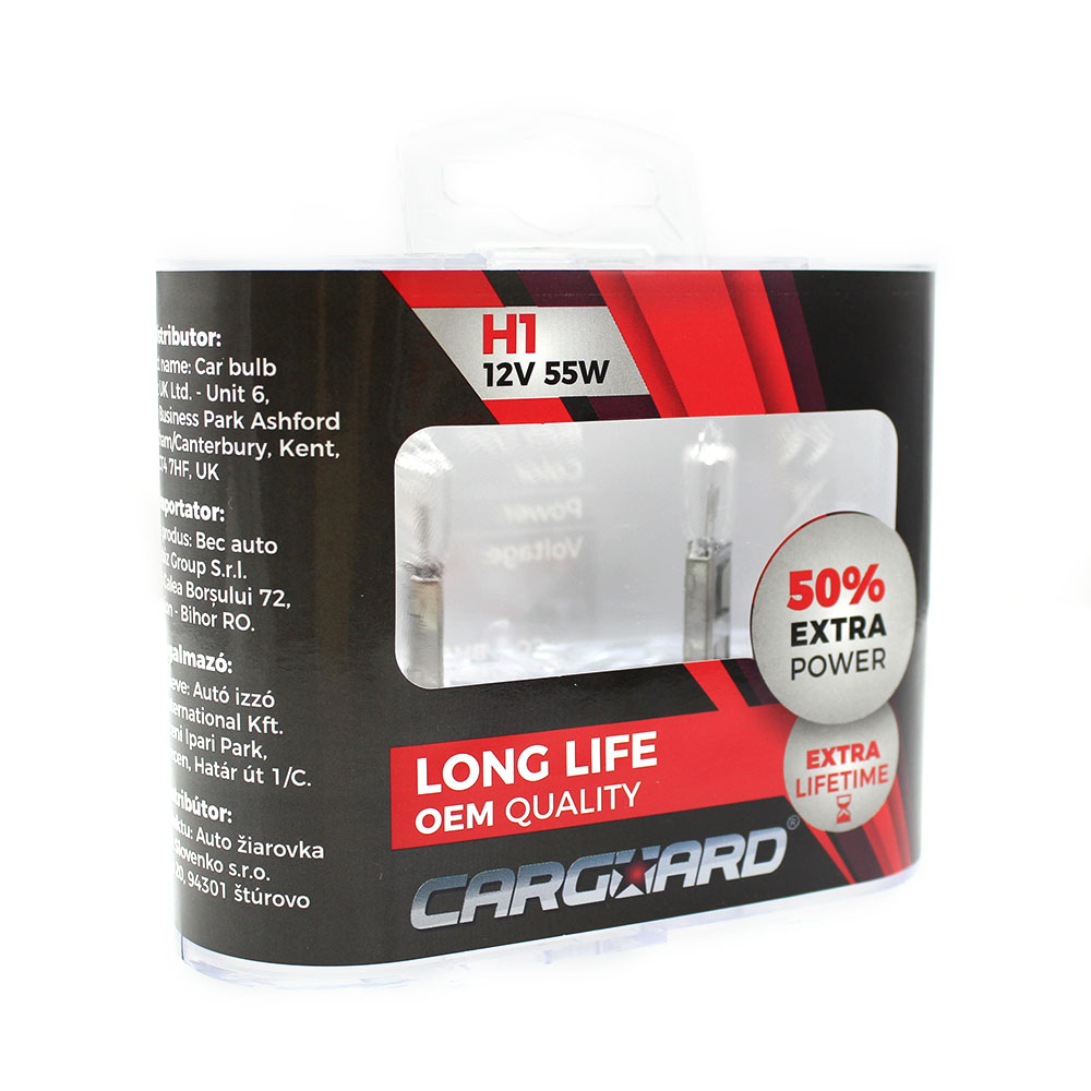 +50% Intensitate – LONG LIFE – CARGUARD