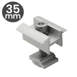 Clema dublă 30/35 mm  "Z" pentru montaj panou fotovoltaic