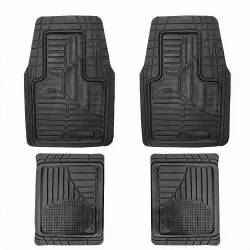 Covorașe auto universale ajustabile groase și aderente Carguard – 72 x 47 cm / 71 x 43,5 cm PVC – negru