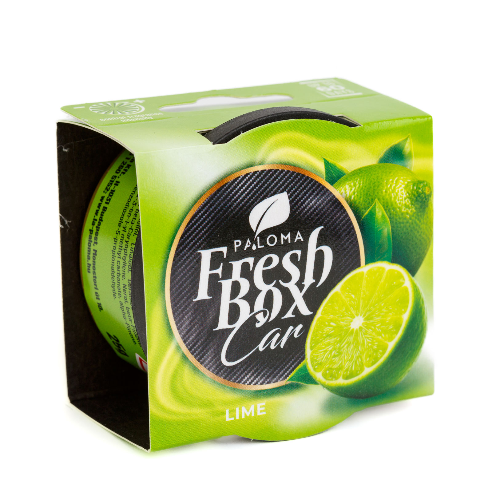 Odorizant auto Paloma Fresh Box Lime 25g