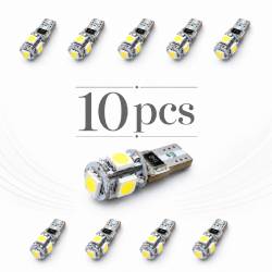 Pachet 10 Leduri auto pozitie can-bus T10 3W Carguard