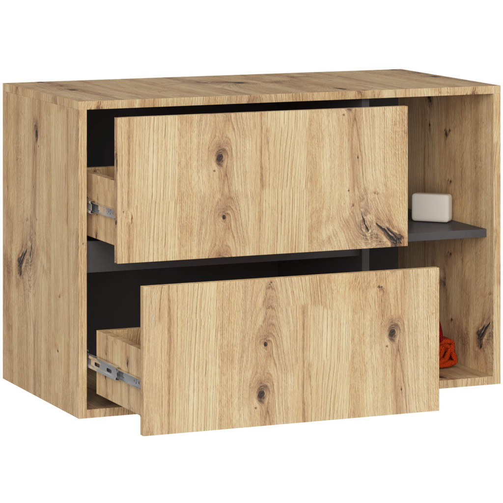 szafka-lazienkowa-akord-vami-pod-umywalke-dab-artisan-90-cm-2-szuflady-wewnatrz-grafit-szary-mat-2-polki-90x455x60-cm-1