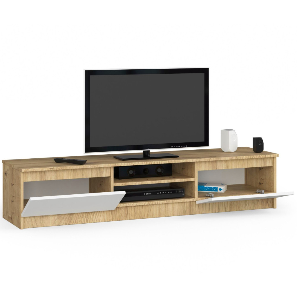 szafka-rtv-160-cm-pod-telewizor-dab-artisan-biala-1